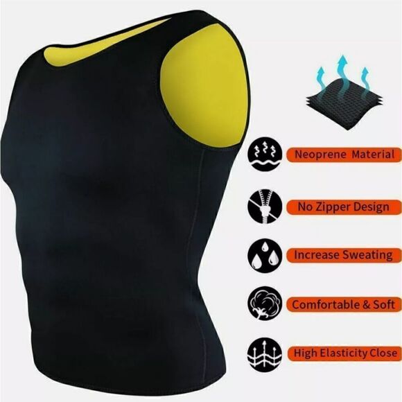 Men & Woman Body Sweat Shaper Sauva Vest - Picture 9 of 10